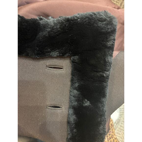 Saks 5th Avenue vintage brown coat women's small - Picture 11 of 13